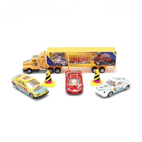 YUMURCAK TOYZ Maxx Wheels Mini Araç Seti Kız Erkek Çocuk Oyuncak Eğitici Oyuncaklar ürün görseli 1