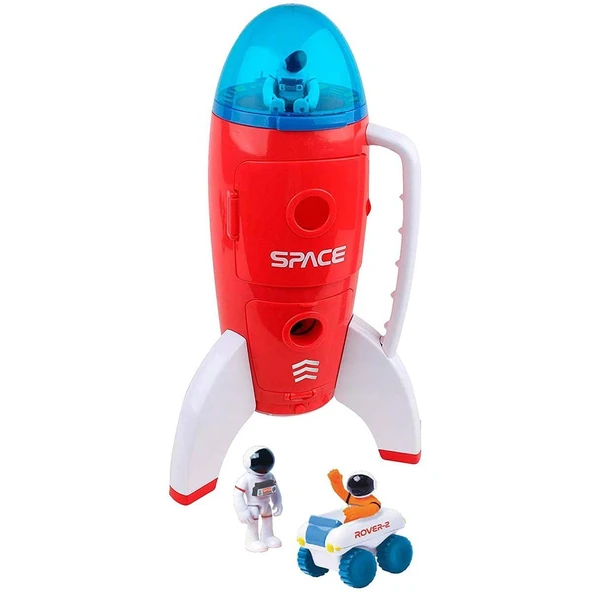YUMURCAK TOYZ Sunman Astro Venture Sesli ve Işıklı Uzay Roketi Kız Erkek Çocuk Oyuncak Eğitici Oyuncaklar ürün görseli 1