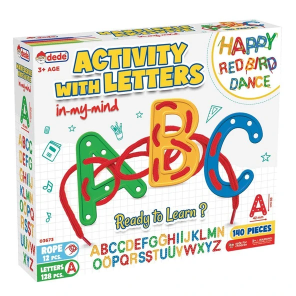 YUMURCAK TOYZ Harflerle Aktivite 140 Parça Kız Erkek Çocuk Oyuncak Eğitici Oyuncaklar ürün görseli 1