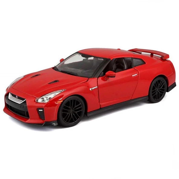 YUMURCAK TOYZ Bburago 1:24 Nissan GT-R 2017 Model Araba Kız Erkek Çocuk Oyuncak Eğitici Oyuncaklar ürün görseli 1