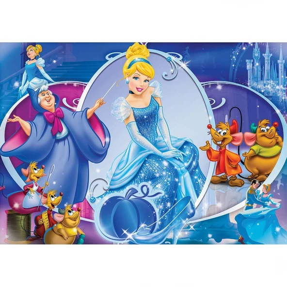 YUMURCAK TOYZ KS Cinderella 100 Parça Puzzle Kız Erkek Çocuk Oyuncak Eğitici Oyuncaklar ürün görseli 1