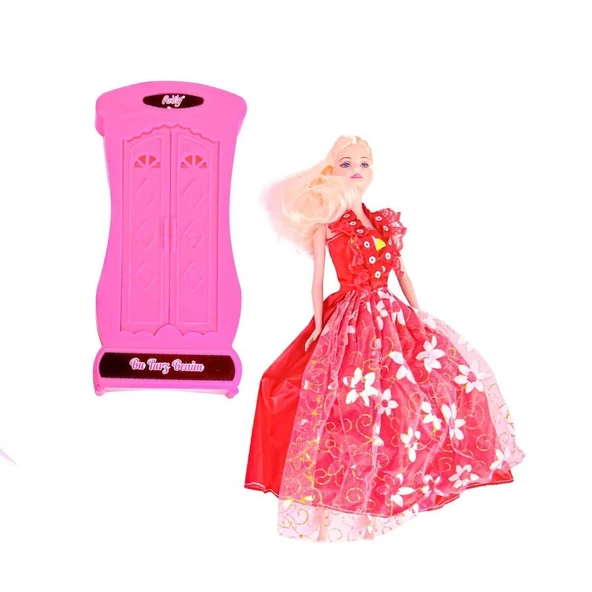 YUMURCAK TOYZ Anlily Bebek ve Dolabı Kız Erkek Çocuk Oyuncak Eğitici Oyuncaklar ürün görseli 1