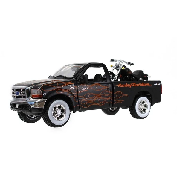 YUMURCAK TOYZ Maisto 1:27 1999 Ford F-350 Super Duty Pickup Kız Erkek Çocuk Oyuncak Eğitici Oyuncaklar ürün görseli 1