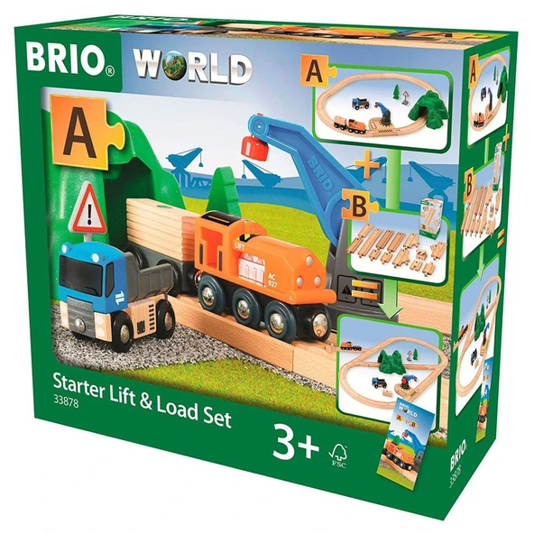YUMURCAK TOYZ Brio Kaldır ve Yükle Başlangıç Seti Kız Erkek Çocuk Oyuncak Eğitici Oyuncaklar ürün görseli 1