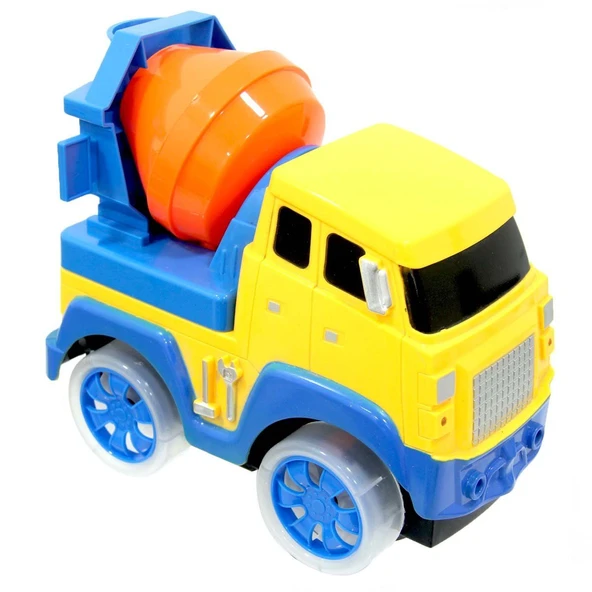 YUMURCAK TOYZ Işıklı Müzikli Pilli Beton Mikseri Kız Erkek Çocuk Oyuncak Eğitici Oyuncaklar ürün görseli 1