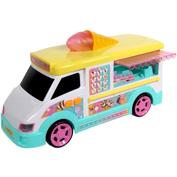 YUMURCAK TOYZ Teamsterz Sesli ve Işıklı Dondurma Arabası Kız Erkek Çocuk Oyuncak Eğitici Oyuncaklar ürün görseli 1