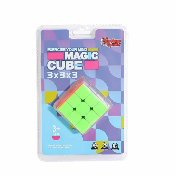 YUMURCAK TOYZ FX7330 Magic Cube Zeka Küpü 3x3 Kız Erkek Çocuk Oyuncak Eğitici Oyuncaklar ürün görseli 1