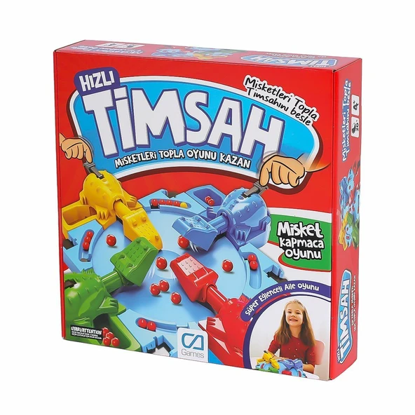 YUMURCAK TOYZ 5211 CAPLS-5211 Hızlı Timsah -Ca Games Kız Erkek Çocuk Oyuncak Eğitici Oyuncaklar ürün görseli 1