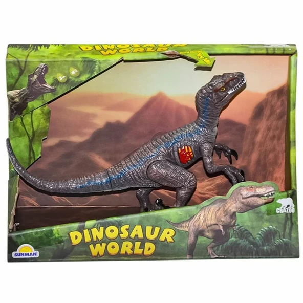 YUMURCAK TOYZ Dinosaur World Sesli Dinozor Figürü Kız Erkek Çocuk Oyuncak Eğitici Oyuncaklar ürün görseli 1
