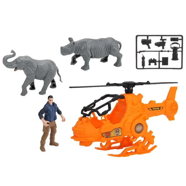 YUMURCAK TOYZ Wild Quest Safari Hayvan Kurtarma Oyun Seti Kız Erkek Çocuk Oyuncak Eğitici Oyuncaklar ürün görseli 1
