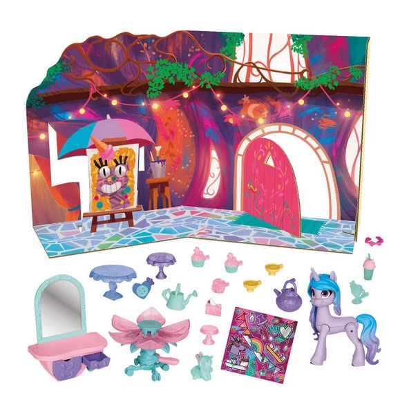 YUMURCAK TOYZ My Little Pony Izzy Moonbow Unıcorn Çay Partisi F6112 Kız Erkek Çocuk Oyuncak Eğitici Oyuncaklar ürün görseli 1
