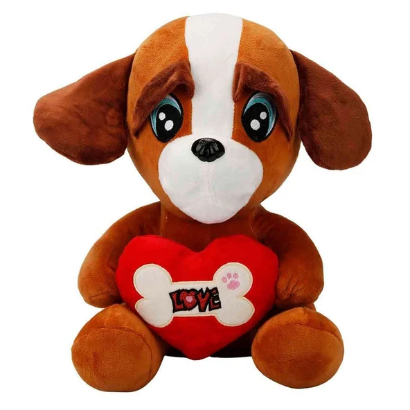 YUMURCAK TOYZ Kalpli Peluş Köpek 30cm. Kız Erkek Çocuk Oyuncak Eğitici Oyuncaklar ürün görseli 1