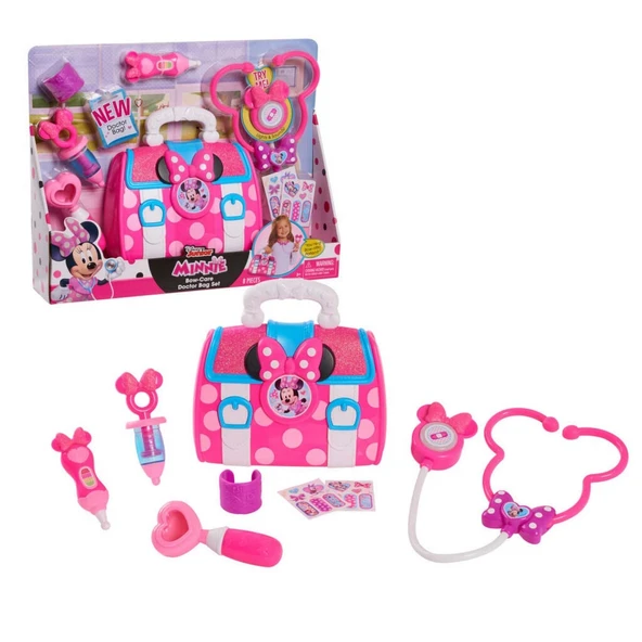 YUMURCAK TOYZ Minnie Doktor Çantası Seti 89755 Kız Erkek Çocuk Oyuncak Eğitici Oyuncaklar ürün görseli 1