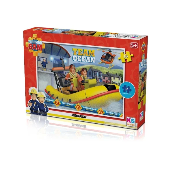 YUMURCAK TOYZ FRS 709 FİREMAN SAM PUZZLE 50 PARÇA -KS Kız Erkek Çocuk Oyuncak Eğitici Oyuncaklar ürün görseli 1