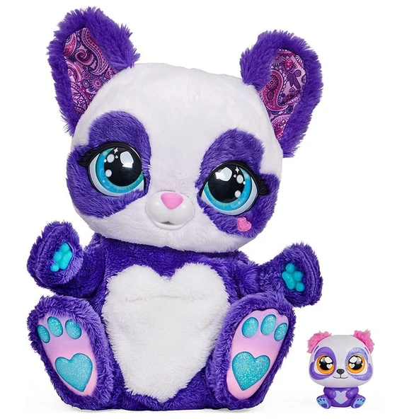 YUMURCAK TOYZ Peek-A-Roo Gizemli Bebek Etkileşimli Panda-Roo Peluş Oyuncak Kız Erkek Çocuk Oyuncak Eğitici Oyuncak ürün görseli 1