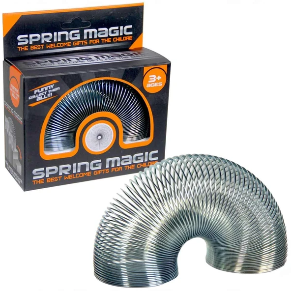 YUMURCAK TOYZ Spring Magic Metal Stres Yayı - 866-C Kız Erkek Çocuk Oyuncak Eğitici Oyuncaklar ürün görseli 1