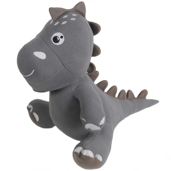YUMURCAK TOYZ Dino Peluş Oyuncak Gri 40cm Kız Erkek Çocuk Oyuncak Eğitici Oyuncaklar ürün görseli 1