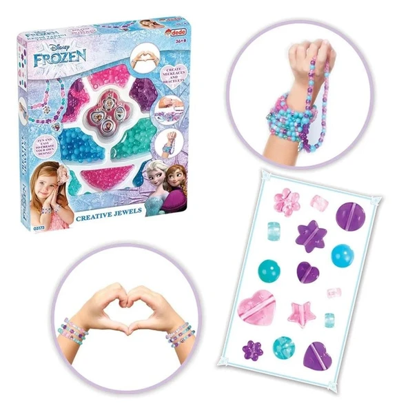 YUMURCAK TOYZ Frozen Takı Seti Tekli Kutu 03173 Kız Erkek Çocuk Oyuncak Eğitici Oyuncaklar ürün görseli 1