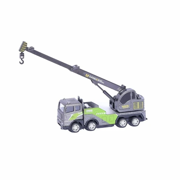 YUMURCAK TOYZ 601-7 Sürtmeli Metal Vinç Kız Erkek Çocuk Oyuncak Eğitici Oyuncaklar ürün görseli 1