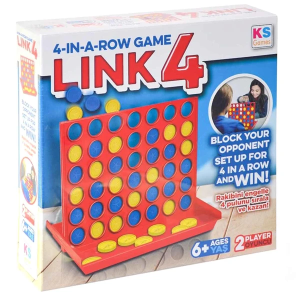 YUMURCAK TOYZ KS Games Link 4 Sıralı Oyun Kız Erkek Çocuk Oyuncak Eğitici Oyuncaklar ürün görseli 1