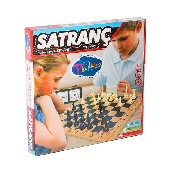 YUMURCAK TOYZ ONY-396 Ahşap Satranç -Onyıl Kız Erkek Çocuk Oyuncak Eğitici Oyuncaklar ürün görseli 1