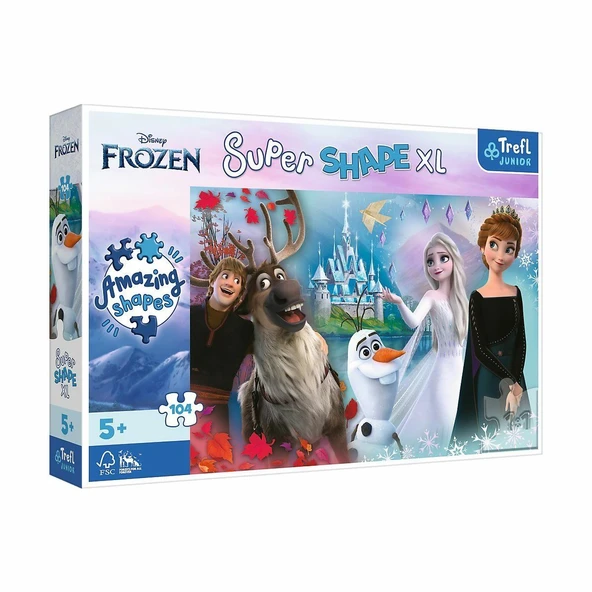 YUMURCAK TOYZ PUZZLE-50017 Frozen 104 Parça XL Çocuk Puzzle Kız Erkek Çocuk Oyuncak Eğitici Oyuncaklar ürün görseli 1