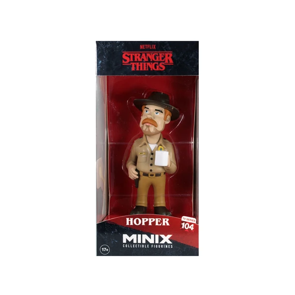 YUMURCAK TOYZ MNX09000 Minix Koleksiyon Figürü Hooper - Stranger Things - 13876 Kız Erkek Çocuk Oyuncak Eğitici Oy ürün görseli 1