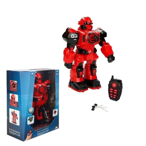 YUMURCAK TOYZ Planet Warrior Sesli ve Işıklı Robot 34cm. Kız Erkek Çocuk Oyuncak Eğitici Oyuncaklar ürün görseli 1