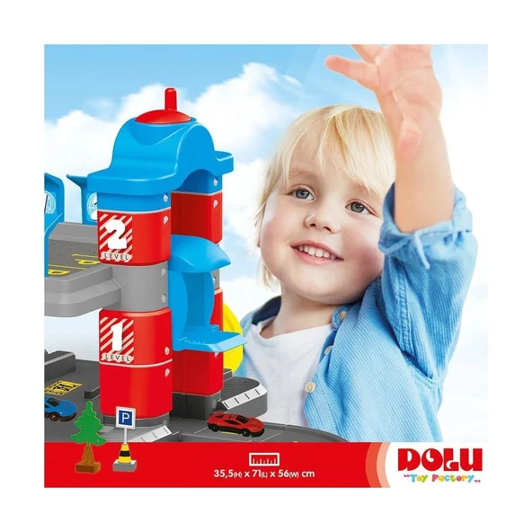 YUMURCAK TOYZ 5157 Garaj 2 Katlı Oyuncak Kız Erkek Çocuk Oyuncak Eğitici Oyuncaklar ürün görseli 1