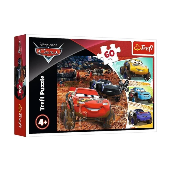 YUMURCAK TOYZ PUZZLE-17327 Disney Cars 3 60 Parça Puzzle Kız Erkek Çocuk Oyuncak Eğitici Oyuncaklar ürün görseli 1