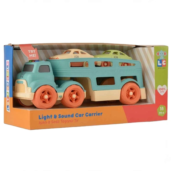 YUMURCAK TOYZ LC Sesli ve Işıklı Taşıyıcı Tır 3 Parça - 1adet Stokta Olan Gönderilir Kız Erkek Çocuk Oyuncak Eğiti ürün görseli 1