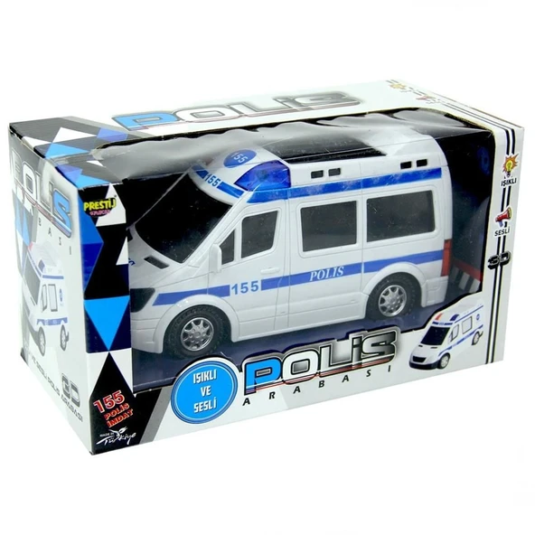YUMURCAK TOYZ Çarp Dön Pili Işıklı Polis Arabası Oyuncak Kız Erkek Çocuk Oyuncak Eğitici Oyuncaklar ürün görseli 1