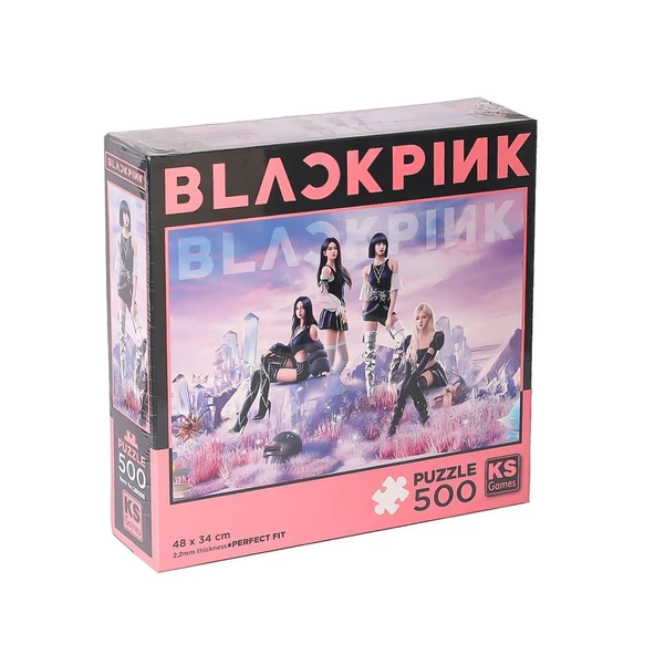 YUMURCAK TOYZ 20069 Black Pink 500 Parça Puzzle Kız Erkek Çocuk Oyuncak Eğitici Oyuncaklar ürün görseli 1
