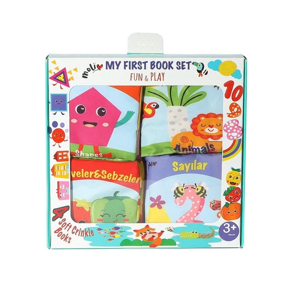 YUMURCAK TOYZ MOL-119 İlk Kitaplarım Kız Erkek Çocuk Oyuncak Eğitici Oyuncaklar ürün görseli 1