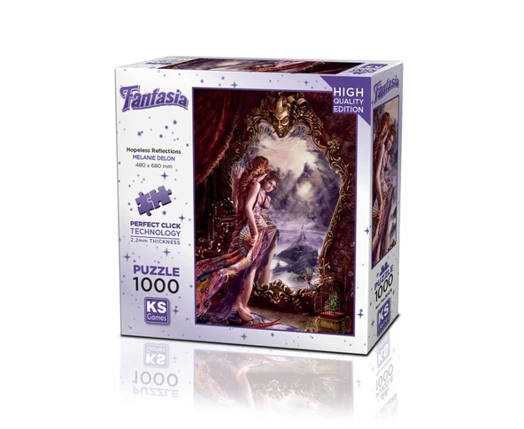 YUMURCAK TOYZ KS Puzzle 1000 Parça Melanie Delon Hopeless Reflections Kız Erkek Çocuk Oyuncak Eğitici Oyuncaklar ürün görseli 1