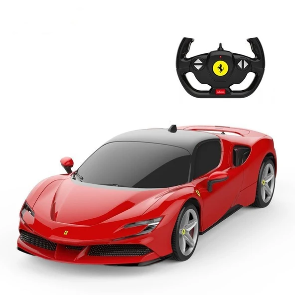 YUMURCAK TOYZ Rastar 1:14 Ferrari SF90 Stradale Kumandalı Araba Kız Erkek Çocuk Oyuncak Eğitici Oyuncaklar ürün görseli 1