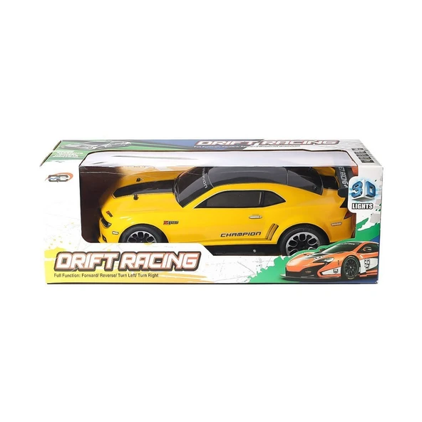 YUMURCAK TOYZ 3700-111A 1 10 Kumandalı Şarjlı Işıklı Drift Racing Araba 41cm 1:10 -Can Kız Erkek Çocuk Oyuncak Eği ürün görseli 1