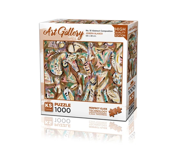 YUMURCAK TOYZ KS Puzzle 1000 Parça Art Gallery No. 10 Abstract Composition Kız Erkek Çocuk Oyuncak Eğitici Oyuncak ürün görseli 1