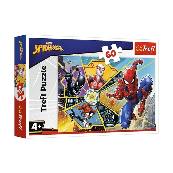 YUMURCAK TOYZ PUZZLE-17372 Marvel Spiderman 60 Parça Puzzle Kız Erkek Çocuk Oyuncak Eğitici Oyuncaklar ürün görseli 1