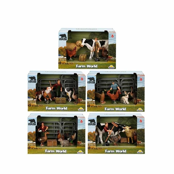 YUMURCAK TOYZ Farm World Çiftlik Hayvanları Seti -1adet stokta olan gönderilir Kız Erkek Çocuk Oyuncak Eğitici Oyu ürün görseli 1