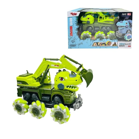 YUMURCAK TOYZ YJ-078-2 1:14 Uzaktan Kumandalı 2.4G Dinozor Kamyon Kazıcı -Vardem Kız Erkek Çocuk Oyuncak Eğitici O ürün görseli 1