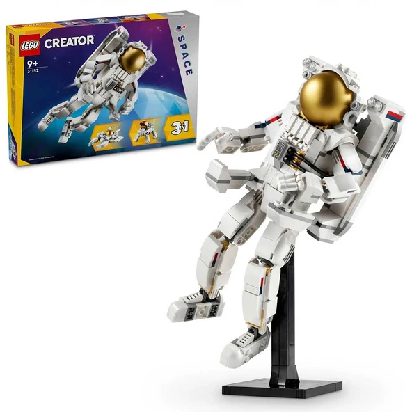 YUMURCAK TOYZ LEGO Creator Uzay Astronotu 31152 Kız Erkek Çocuk Oyuncak Eğitici Oyuncaklar ürün görseli 1
