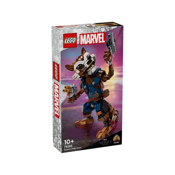 YUMURCAK TOYZ 76282 ﻿LEGO® Marvel Rocket ve Bebek Groot 566 parça +10 yaş Kız Erkek Çocuk Oyuncak Eğitici Oyuncakl ürün görseli 1