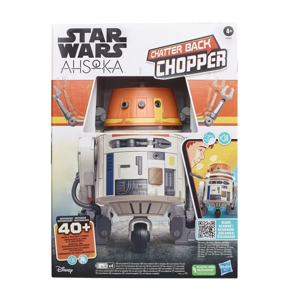 YUMURCAK TOYZ F6867 Star Wars İnteraktif Chopper C1-10P +4 yaş Kız Erkek Çocuk Oyuncak Eğitici Oyuncaklar ürün görseli 1