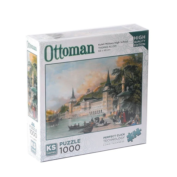 YUMURCAK TOYZ 20737 Kuleli Askeri Kışlası 1000 Parça Puzzle Kız Erkek Çocuk Oyuncak Eğitici Oyuncaklar ürün görseli 1