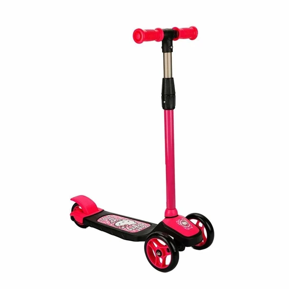 YUMURCAK TOYZ Hello Kitty 3 Tekerlekli Twistable Scooter Kız Erkek Çocuk Oyuncak Eğitici Oyuncaklar ürün görseli 1