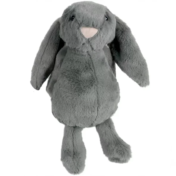 YUMURCAK TOYZ Uyku Arkadaşı Tavşan Peluş Gri 34cm Kız Erkek Çocuk Oyuncak Eğitici Oyuncaklar ürün görseli 1