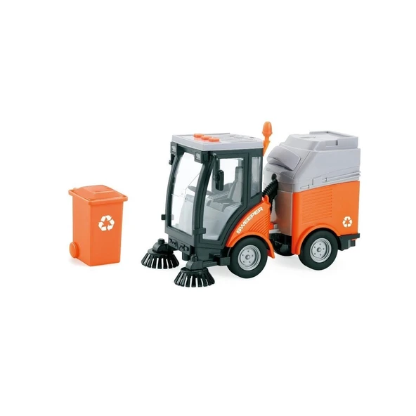 YUMURCAK TOYZ WY680A 1:16 Sürtmeli Sesli Işıklı Temizlik Aracı Kız Erkek Çocuk Oyuncak Eğitici Oyuncaklar ürün görseli 1