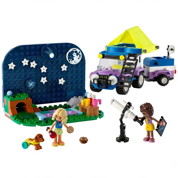 YUMURCAK TOYZ LEGO Friends Yıldız Gözlemleme Kamp Aracı 42603 Kız Erkek Çocuk Oyuncak Eğitici Oyuncaklar ürün görseli 1