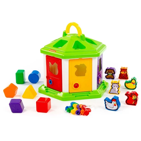 YUMURCAK TOYZ Polesie Logic Ev No. 2 (Filede) 62307 Kız Erkek Çocuk Oyuncak Eğitici Oyuncaklar ürün görseli 1